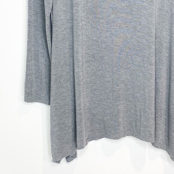 Soft Surroundings Womens Heather Gray Timely Turtleneck Tunic Top Size Small - Picture 4 of 9